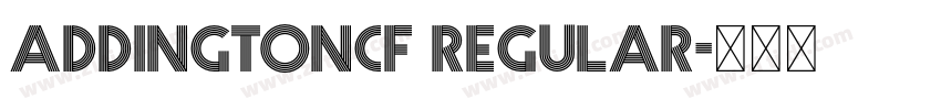 AddingtonCF Regular字体转换 AddingtonCF Regular字体转换